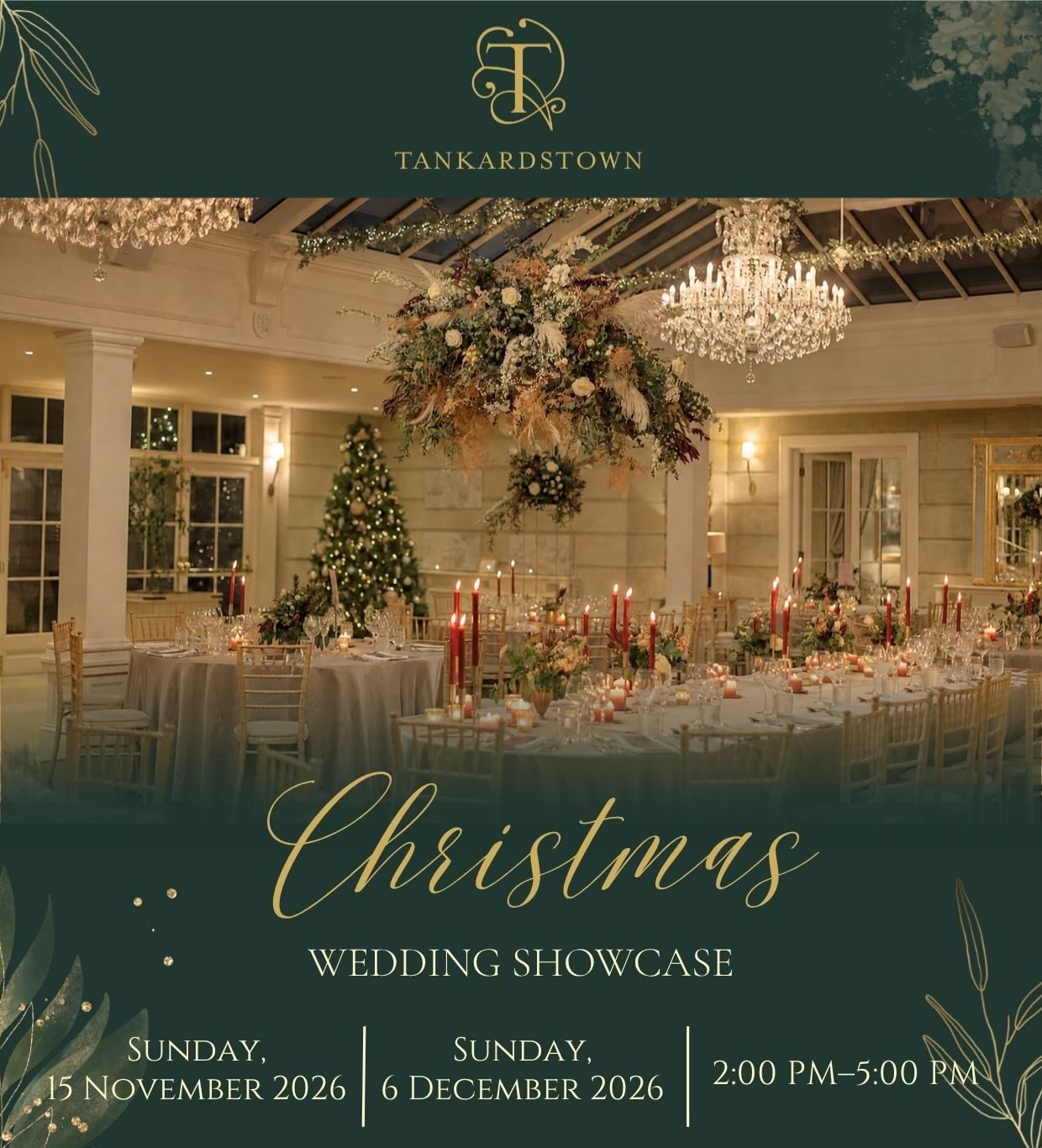 Christmas Wedding Showcase at Tankardstown House